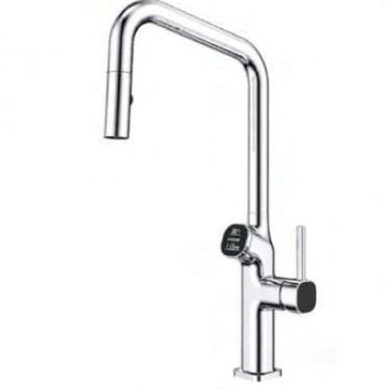 Vòi chậu rửa bát nóng lạnh dây rút Huge V2611PS-Pro