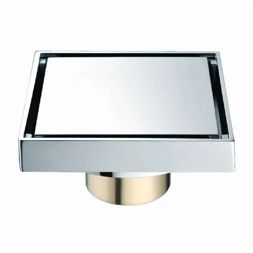 Phễu thoát sàn đồng mạ chrome 10x10cm ATMOR AH051