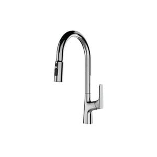 Vòi chậu rửa bát nóng lạnh dây rút Huge H-V2411P