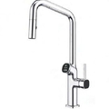 Vòi chậu rửa bát nóng lạnh dây rút Huge V2611PS-Pro
