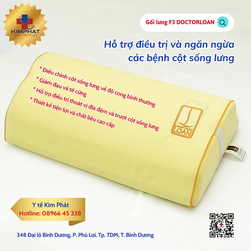 Gối lưng sáng chế DOCTORLOAN F3/C