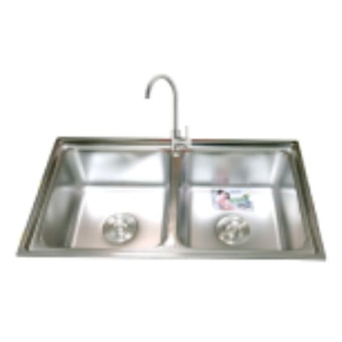 Chậu rửa bát 2 hố Tân Mỹ LK8345