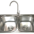 Chậu rửa bát 2 hố Tân Mỹ TM18