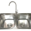 Chậu rửa bát 2 hố Tân Mỹ TM74