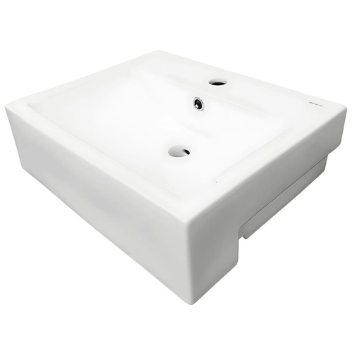 Chậu rửa mặt bán âm cao cấp BRAVAT C2295W-1B