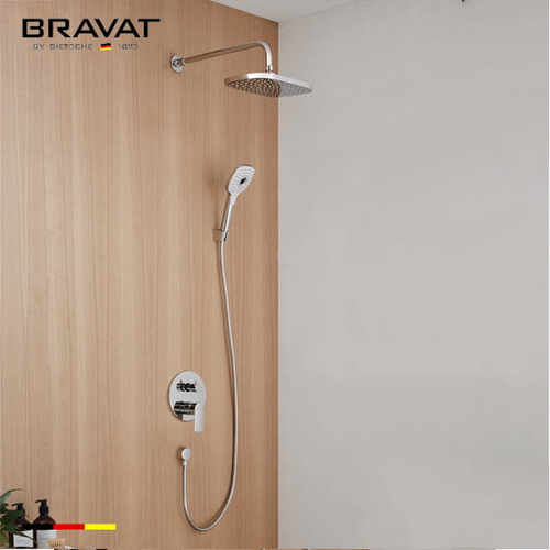 Sen tắm âm tường Bravat F8369402CP-2-ENG