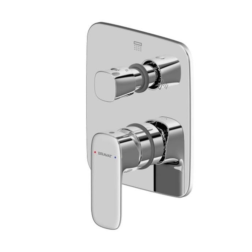 Bộ điều chỉnh nhiệt độ sen tắm Bravat PB8421454CP-2-ENG