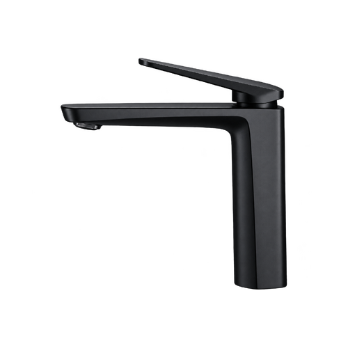 Vòi Lavabo Thân Cao Nóng Lạnh Màu Đen CleanMax V65