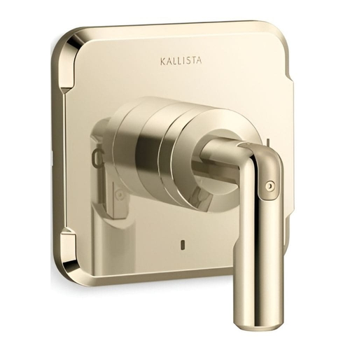 Tay van điều khiển nhiệt độ màu vàng Kallista P34590-BAF-AF