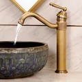Vòi Lavabo Nóng Lạnh Màu Vàng Thân Cao CleanMax VDC323