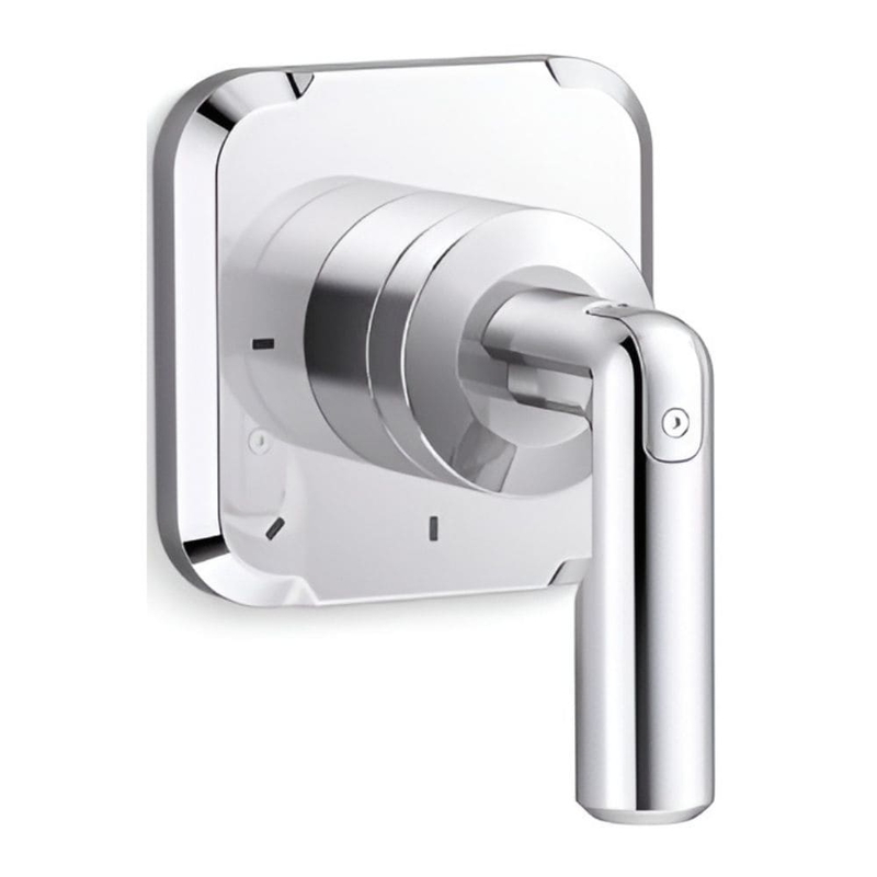 Tay van điều khiển lưu lượng sen tắm màu chrome Kallista P34592-CP-CP