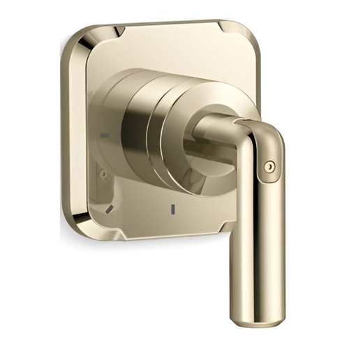 Tay van điều khiển lưu lượng sen tắm màu vàng Kallista P34592-BAF-AF