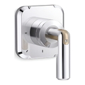 Tay van điều khiển lưu lượng sen tắm màu chrome Kallista P34592-BV-CP