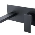 Vòi Lavabo Âm Tường Nóng Lạnh Màu Đen CleanMax VAT04
