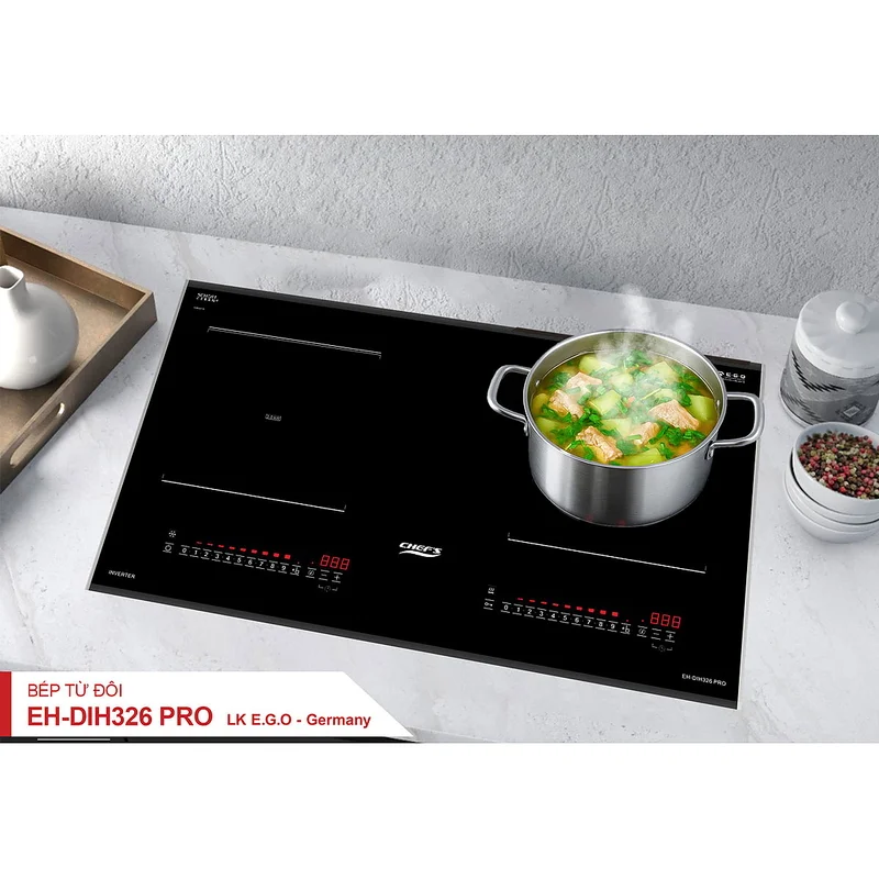 Bếp từ 2 vùng nấu Chefs EH-DIH326 PRO