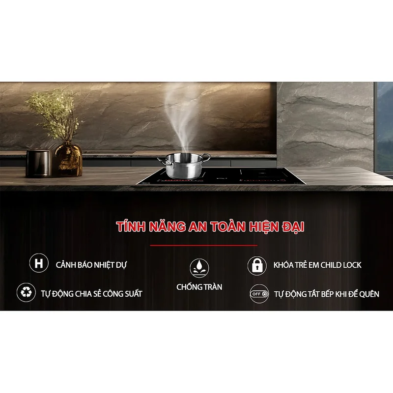 Bếp từ 2 vùng nấu Chefs EH-DIH361
