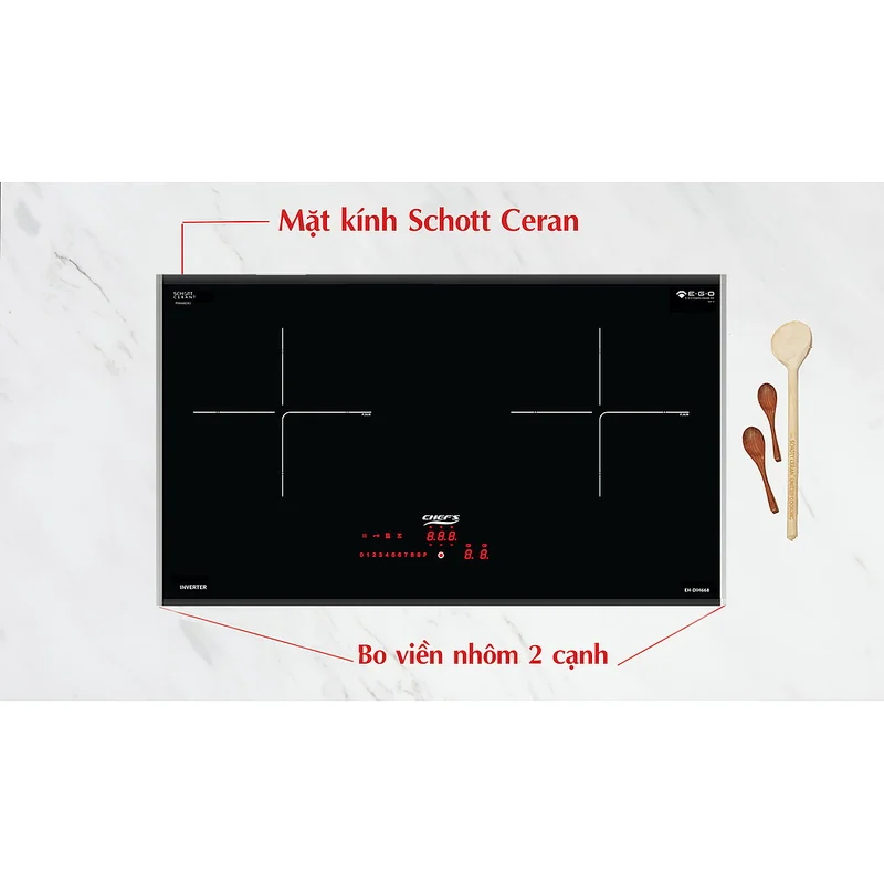 Bếp từ 2 vùng nấu Chefs EH-DIH668