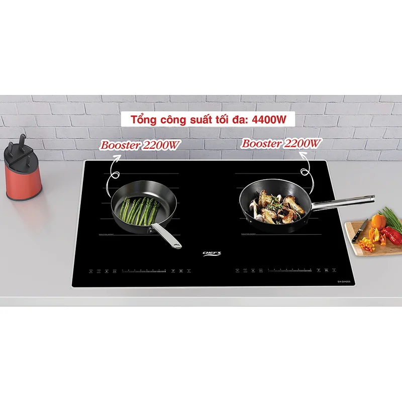 Bếp từ 2 vùng nấu Chefs EH-DIH203