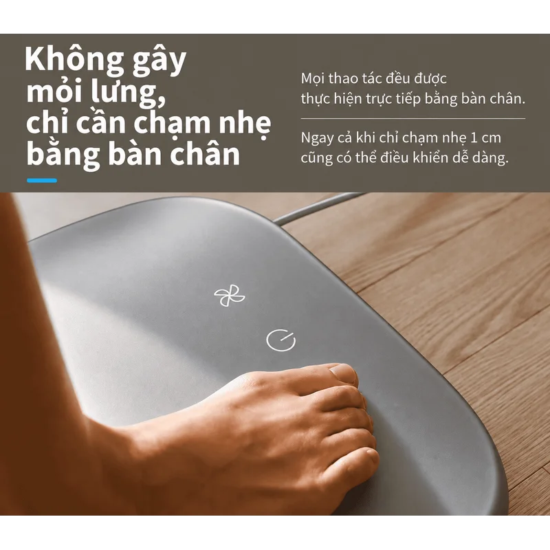 Máy sấy chân và cơ thể Hàn Quốc Solura TG-BDSIV-MG màu xám ghi