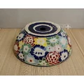 Chậu lavabo gốm mỹ thuật họa tiết bách hoa Kanly GV201
