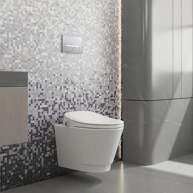 Bồn cầu treo tường nắp rửa cơ Viglacera V909D 