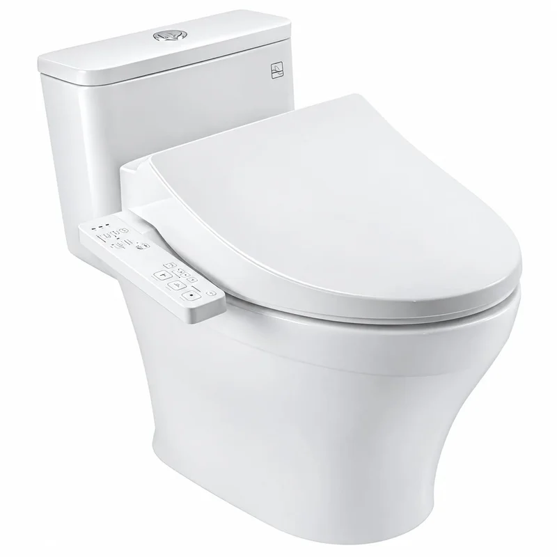 Bồn cầu điện tử TOTO MS857CDW26#XW nắp rửa Washlet dòng S1 giấu dây