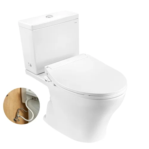 Bồn cầu 2 Khối Nắp Cơ Ecowasher TCW11S TOTO CS326DE6#XW