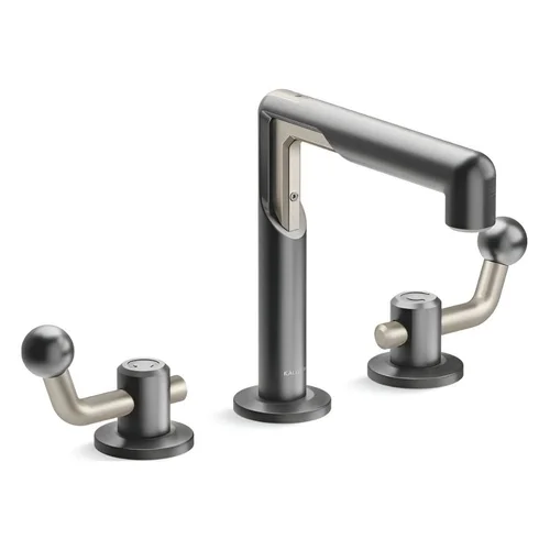 Vòi Lavabo 3 Lỗ Nóng Lạnh màu đen Kallista P34864-BN-BGP