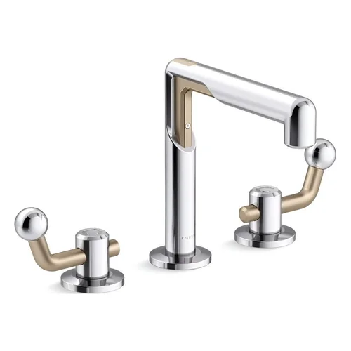 Vòi Lavabo 3 Lỗ Nóng Lạnh màu chrome Kallista P34864-BV-CP