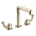 Vòi Lavabo 3 Lỗ Nóng Lạnh màu vàng Kallista P34864-BAF-AF