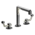 Vòi Lavabo 3 Lỗ Nóng Lạnh màu đen Kallista P34864-BN-BGP