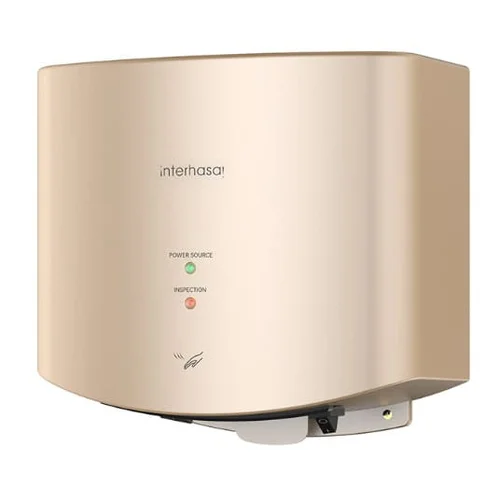 Máy sấy tay tự động màu vàng Interhasa HSD-3861V