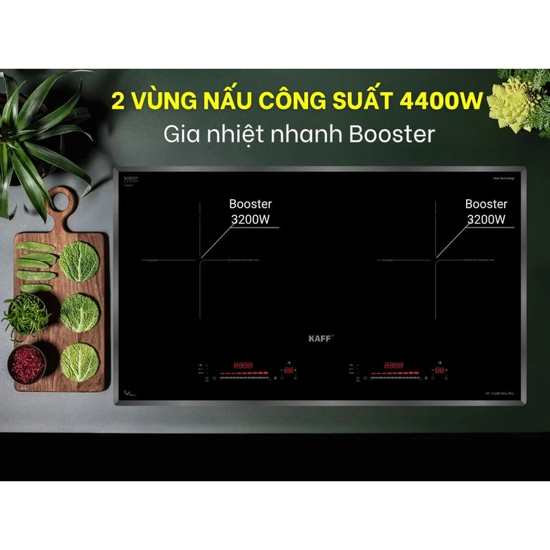 Bếp điện từ 2 vùng nấu KAFF KF-FL68II NEW PLUS