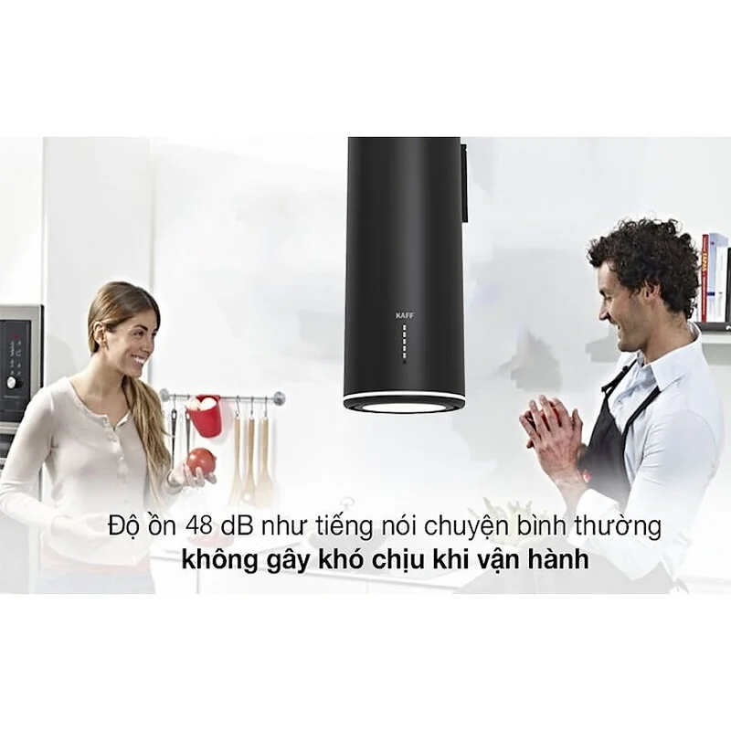 Máy hút mùi áp tường trụ tròn KAFF KF-WL2038B