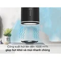 Máy hút mùi áp tường trụ tròn KAFF KF-WL2038B