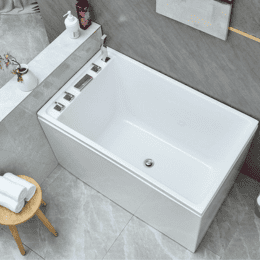 Bồn tắm áp tường ngâm