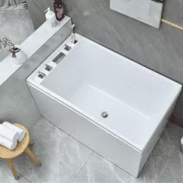 Bồn tắm áp tường ngâm