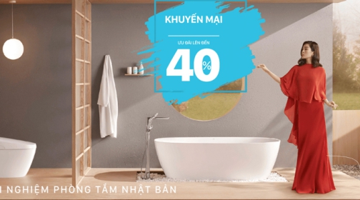 Trải nghiệm phòng tắm Nhật Bản