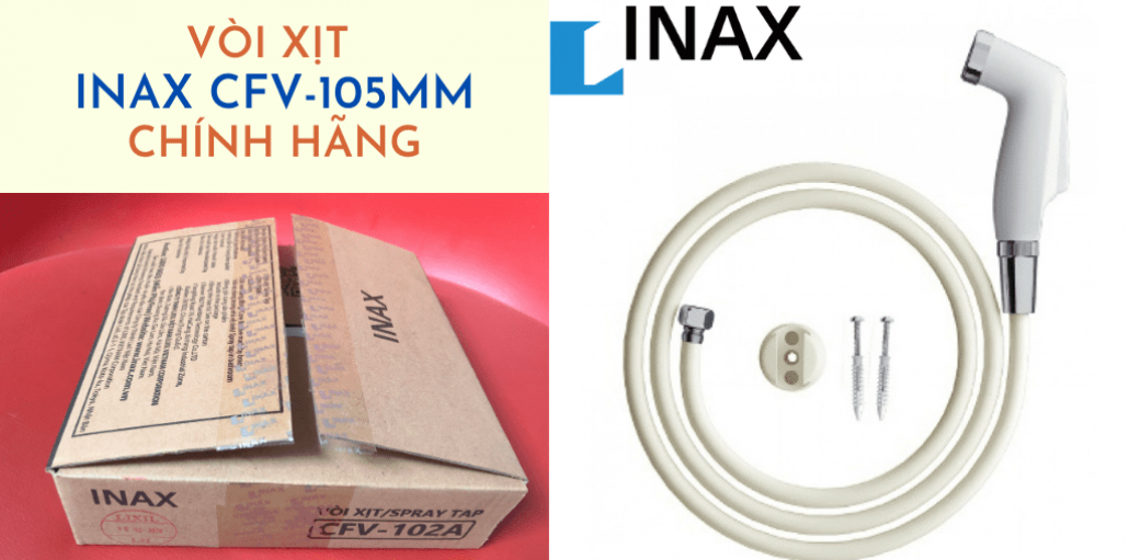 Vòi Xịt Nhà Tắm Chính Hãng Inax CFV-102A