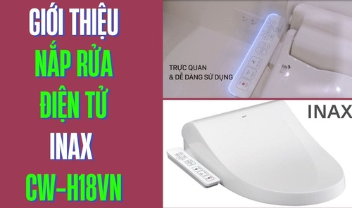 Giới thiệu nắp rửa điện tử Inax CW-H18VN