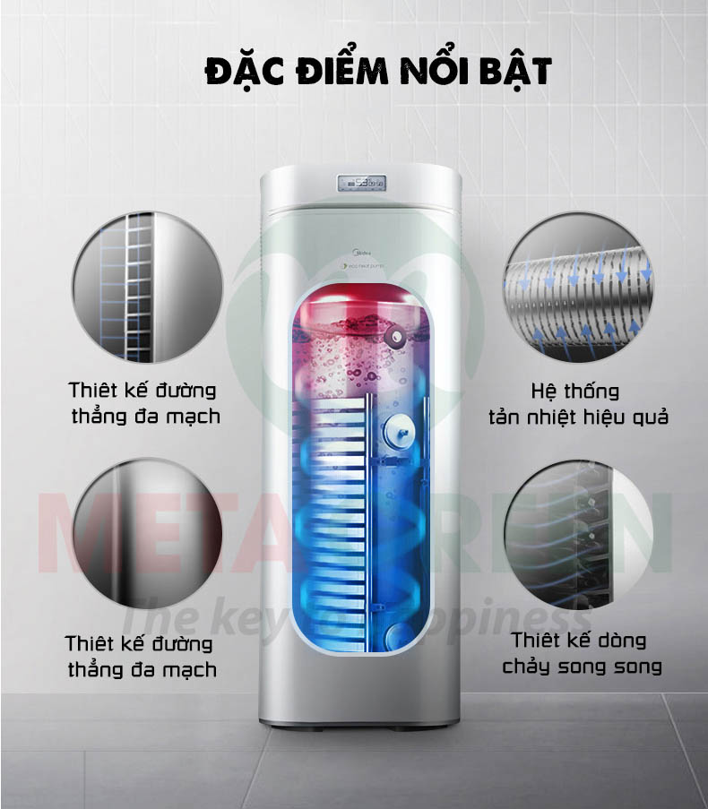 Máy bơm nhiệt Midea Ba Đình