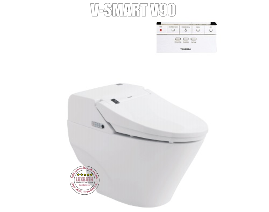 Bàn cầu điện tử V90 Viglacera