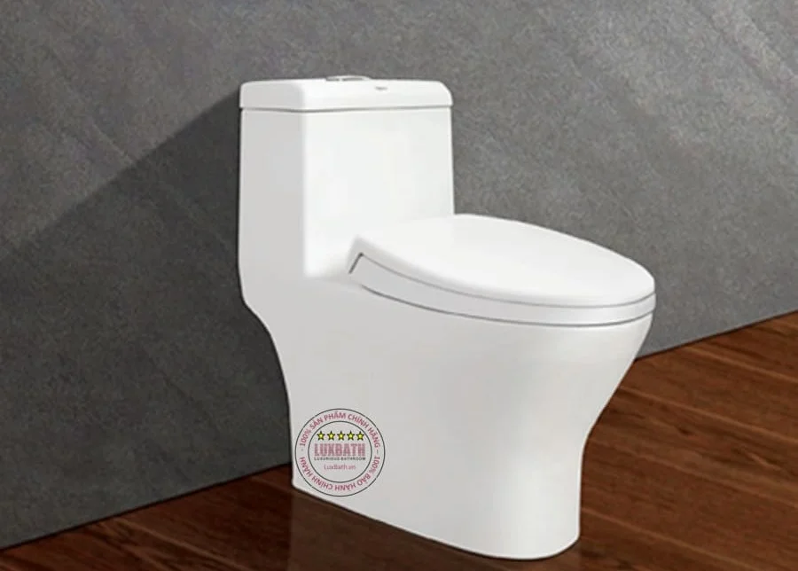 Bồn Cầu 1 Khối nắp êm Nano nung Viglacera V45