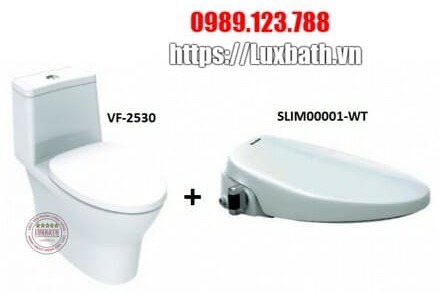 Bàn Cầu 1 Khối Nắp Rửa Cơ AMERICAN STANDARD VF-2530S