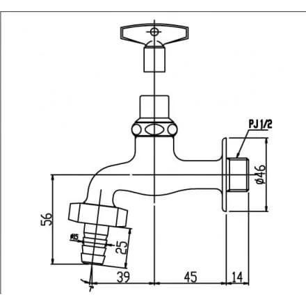 Vòi Chậu Rửa Mặt Inax LFV-7100SH