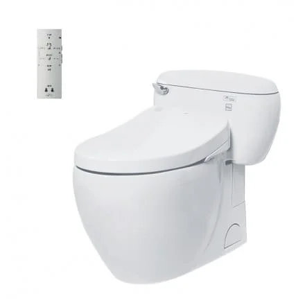 Bồn Cầu Một Khối Nắp Rửa Điện Tử TOTO MS855CDW12