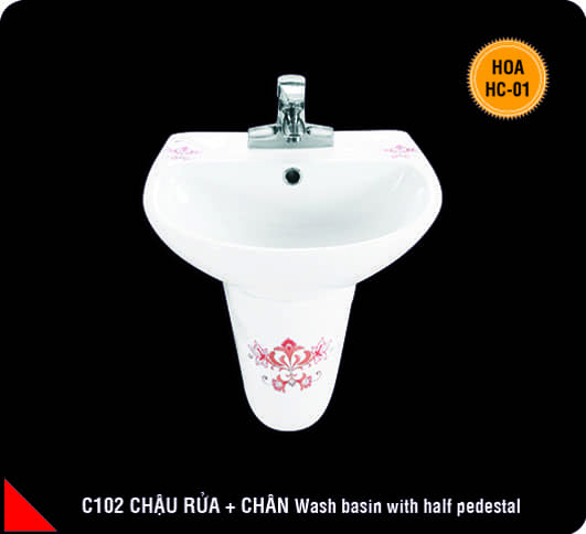 Chậu Rửa Mặt Hảo Cảnh HC C306