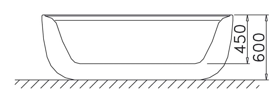 Bản vẽ kỹ thuật bồn tắm Caesar MT0770 
