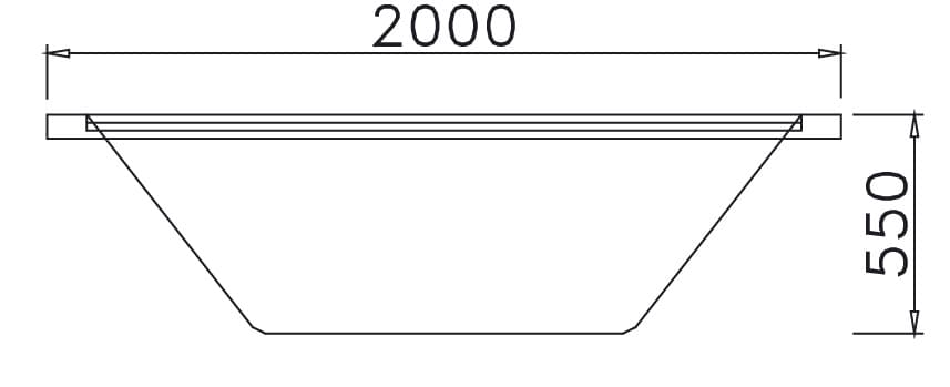Bản vẽ kỹ thuật bồn tắm massage đơn Caesar MT7520