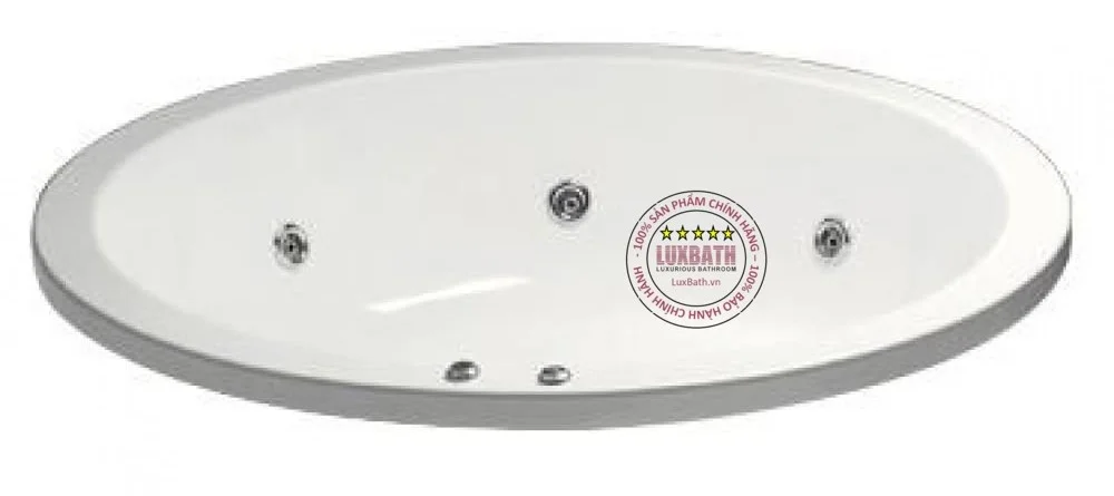 Bồn tắm massage tròn không chân yếm MT6470 Caesar